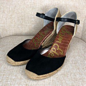 Sam Edelman Leather Suedes Harmony Wedge Size 7